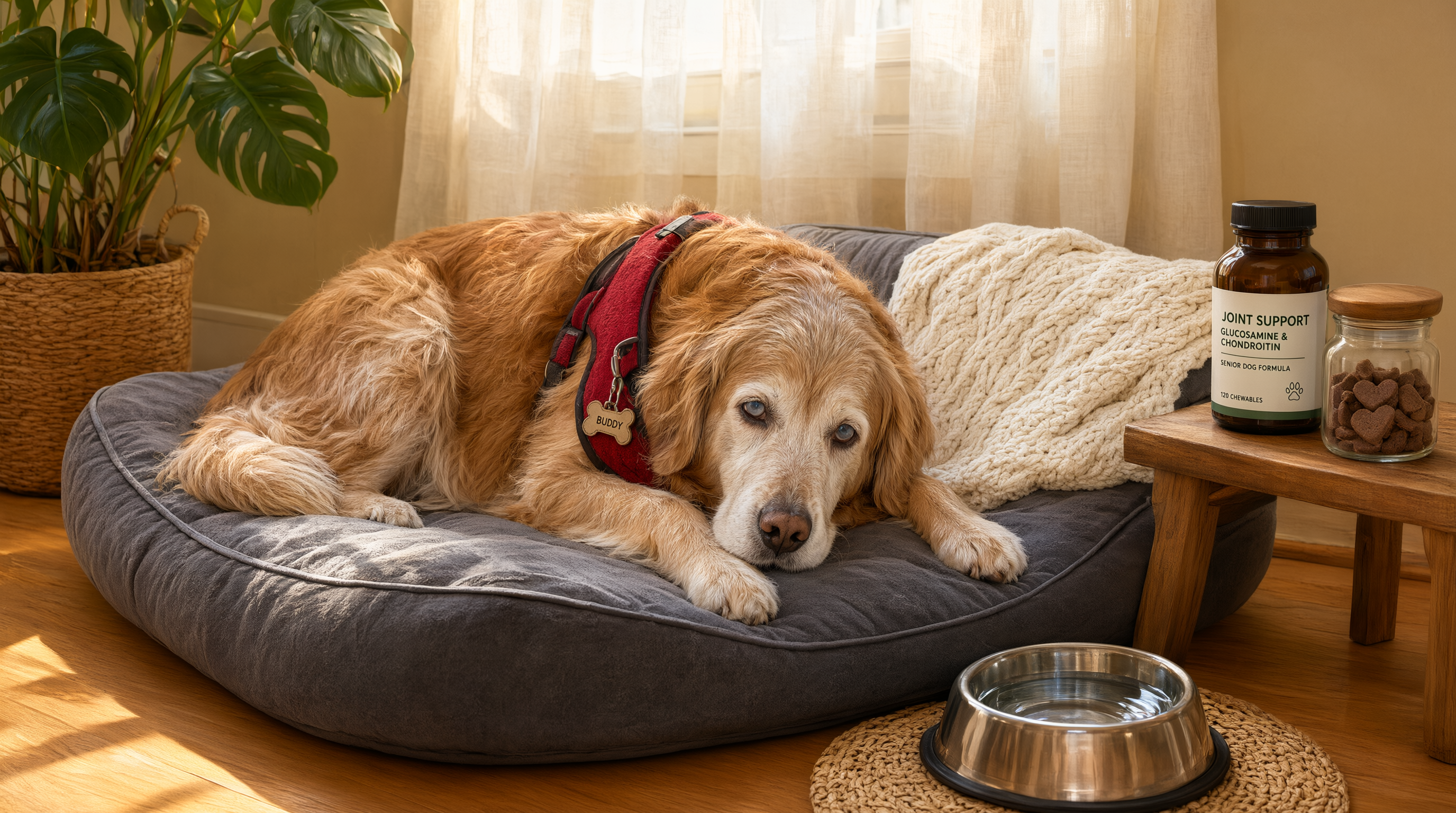 Senior dog care guide — aging signs food and health for older dogs